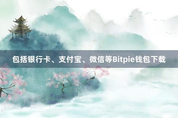 包括银行卡、支付宝、微信等Bitpie钱包下载