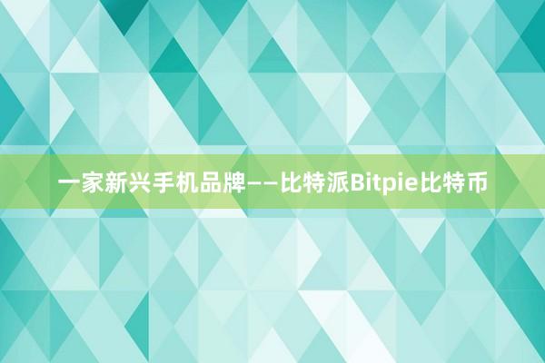 一家新兴手机品牌——比特派Bitpie比特币