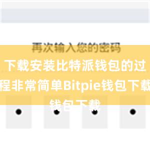 下载安装比特派钱包的过程非常简单Bitpie钱包下载