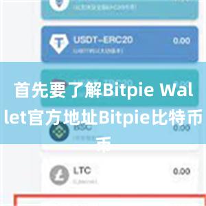 首先要了解Bitpie Wallet官方地址Bitpie比特币