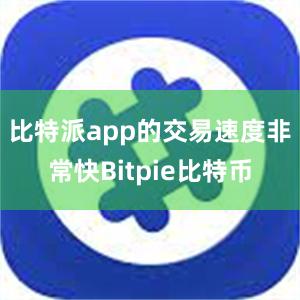 比特派app的交易速度非常快Bitpie比特币